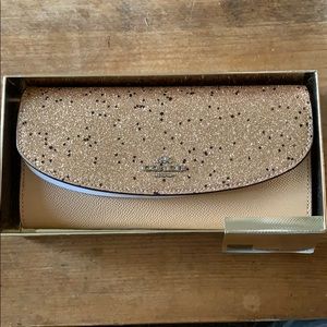 Star Glitter Slim Envelope Wallet